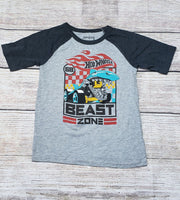 HOT WHEELS BOYS BEAST ZONE RAGLAN