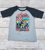 HOT WHEELS BOYS BEAST ZONE RAGLAN