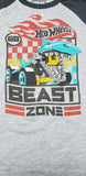 HOT WHEELS BOYS BEAST ZONE RAGLAN