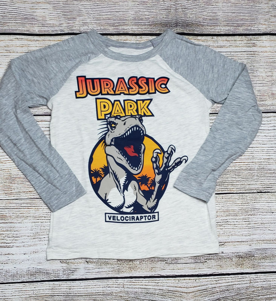 Jurassic Park Boys Raglan Tee Dinosaur