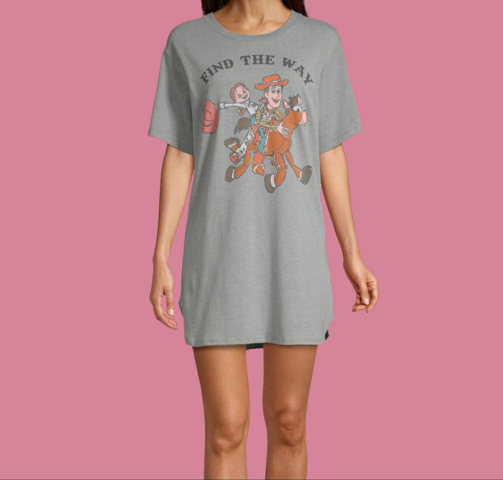 DISNEY TOY STORY FIND THE WAY JUNIORS NIGHT SHIRT