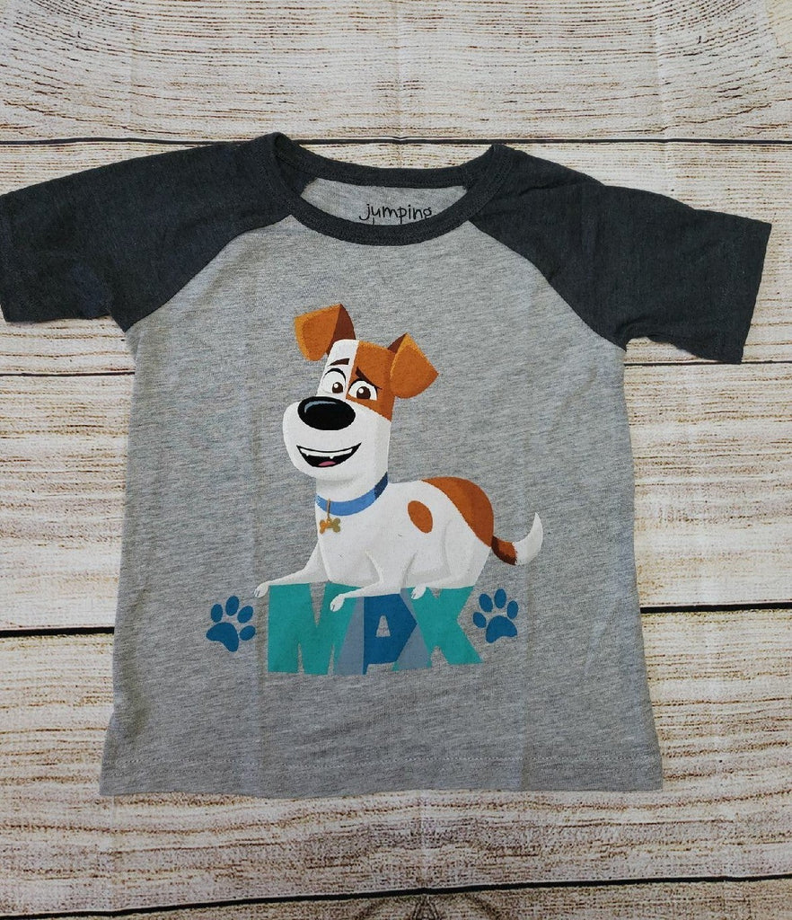 THE SECRET LIFE OF PETS MOVIE MAX GRAPHIC TEE T-SHIRT
