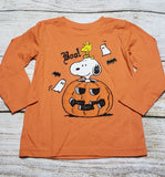 PEANUTS SNOOPY HALLOWEEN BOO TODDLER LONG SLEEVE T SHIRT