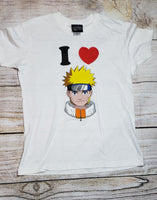 NARUTO I LOVE NARUTO ANIME YOUTH T SHIRT