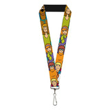 SCOOBY DOO AND THE GANG FACES LANYARD