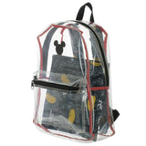 DISNEY MICKEY MOUSE CLEAR BACKPACK WITH POUCH