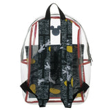 DISNEY MICKEY MOUSE CLEAR BACKPACK WITH POUCH