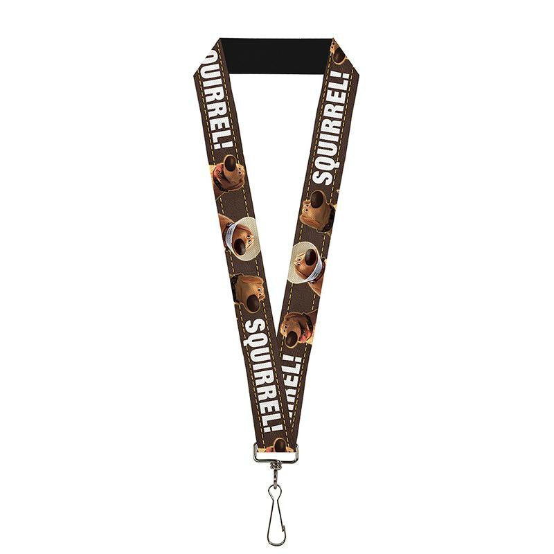 DISNEY PIXAR UP DUG SQUIRREL!  PRINT LANYARD
