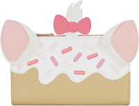 LOUNGEFLY DISNEY MARIE SWEETS FLAP WALLET