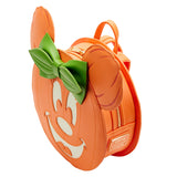 Loungefly Disney Glow FACE Minnie Pumpkin MINI Backpack