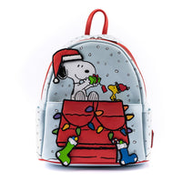 Peanuts Loungefly Mini Backpack - Snoopy and Woodstock - Gift Giving