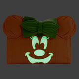 Disney Loungefly Wallet - Minnie Mouse Glow in the Dark Pumpkin Flap Wallet