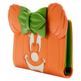 Disney Loungefly Wallet - Minnie Mouse Glow in the Dark Pumpkin Flap Wallet