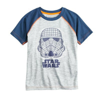 Star Wars Trooper Head Stormtrooper Boys Active Tee Sizes 6 & 7