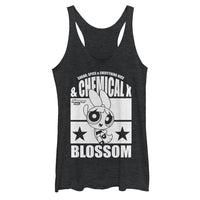 CARTOON NETWORK POWERPUFF GIRLS CHEMICAL X BLOSSOM JUNIORS TANK TOP
