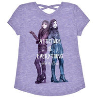 DISNEY DESCENDANTS ATTITUDE IS EVERYTHING GIRLS T SHIRT