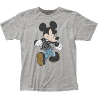 DISNEY MICKEY MOUSE PUNK ADULT BLACK T SHIRT SM TO 2XL