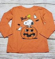 PEANUTS SNOOPY HALLOWEEN BOO TODDLER LONG SLEEVE T SHIRT