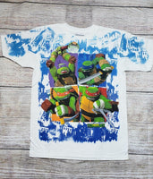 TEENAGE MUTANT NINJA TURTLES TMNT 4 SQUARES YOUTH T SHIRT
