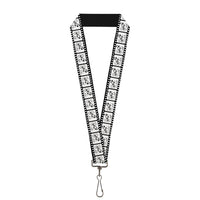 DISNEY MICKEY MOUSE STEAMBOAT WILLIE FILMSTRIP LANYARD